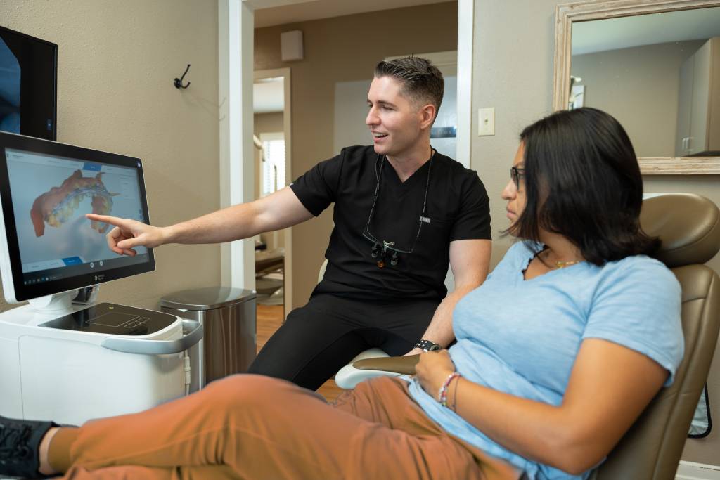 Our dental treatment room in Elgin, TX.